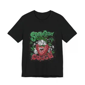 Strawberry Cough Strain Unisex Jersey Short Sleeve Tee